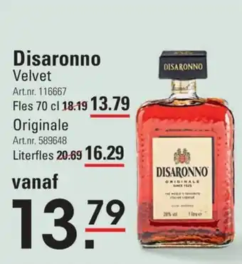 Sligro Disaronno Originale aanbieding