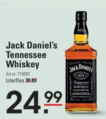 Sligro Jack Daniel's Tennessee Whiskey aanbieding