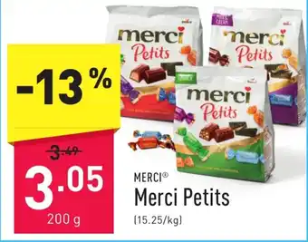 ALDI Merci Petits 200 g aanbieding