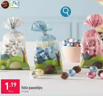 ALDI Volle paaseitjes 150 g aanbieding