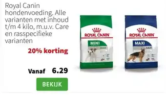Intratuin Royal Canin hondenvoeding aanbieding