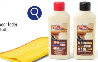 ALDI TWIDO CLEANING Onderhoudsset voor leder aanbieding