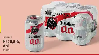 ALDI JUPILER Pils 0.0 % 6 x 33 cl aanbieding