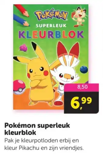 Boekenvoordeel Pokémon superleuk kleurblok aanbieding