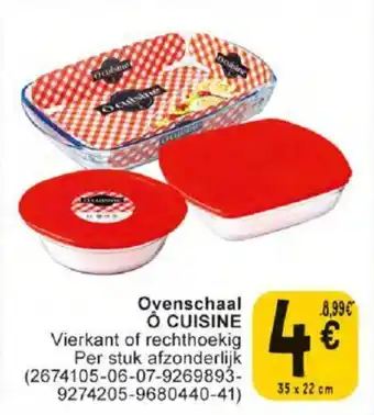 Cora Ô CUISINE Ovenschaal 35 x 22 cm aanbieding