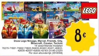 Cora LEGO Doos Lego Ninjago, Marvel, Friends, City, Minecraft, Creator, Technic aanbieding