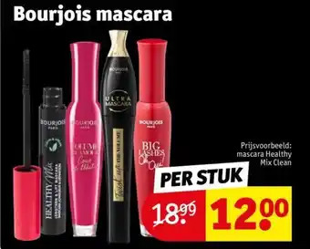 Kruidvat Bourjois mascara aanbieding