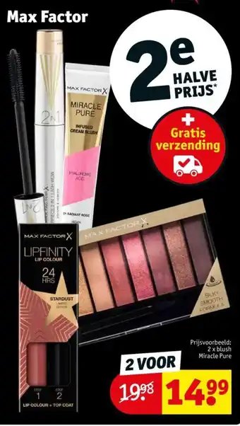 Kruidvat Max Factor aanbieding