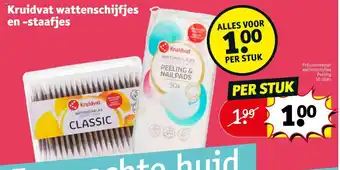 Wattenschijfjes en -staafjes
