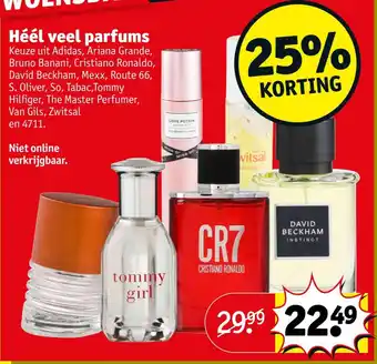 Kruidvat Héél veel parfums aanbieding