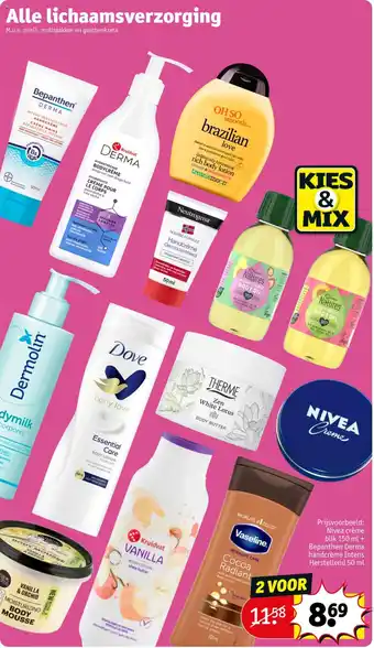 Kruidvat Alle lichaamsverzorging aanbieding