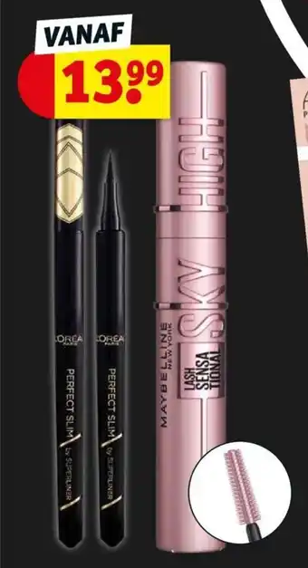 Kruidvat L'OREAL PARIS PERFECT SLIM/ MAYBELINE LASH SENSATIONAL aanbieding