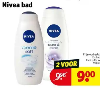 Kruidvat Nivea bad aanbieding