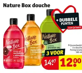 Kruidvat Nature Box douche aanbieding