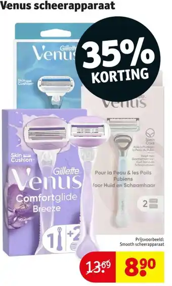 Kruidvat Venus scheerapparaat aanbieding
