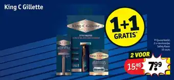 Kruidvat King C Gillette aanbieding