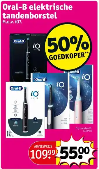 Kruidvat Oral-B elektrische tandenborstel aanbieding
