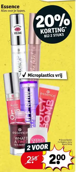 Kruidvat Essence aanbieding