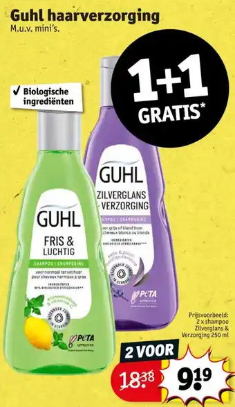 Kruidvat Guhl Haarverzorging aanbieding