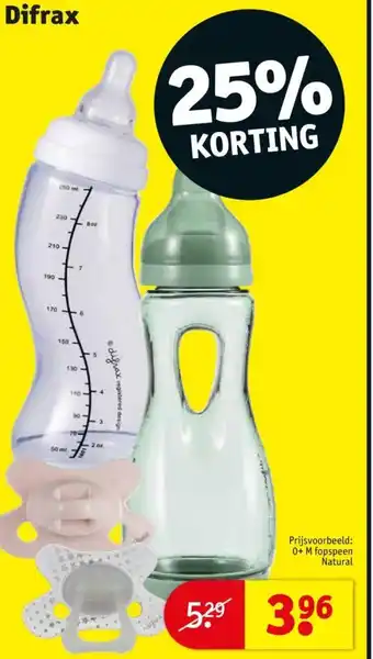 Kruidvat Difrax aanbieding