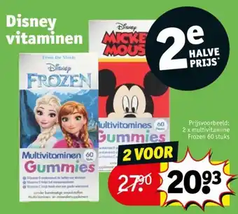 Kruidvat Disney Vitaminen aanbieding