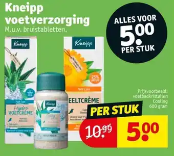 Kruidvat Kneipp Voetverzorging aanbieding