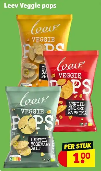 Kruidvat Leev Veggie pops aanbieding