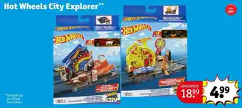 Kruidvat Hot Wheels City Explorer aanbieding