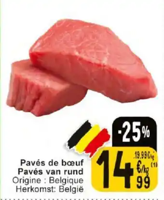 Cora Pavés van rund aanbieding
