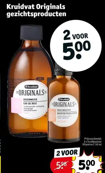 Kruidvat Kruidvat Originals gezichtsproducten aanbieding