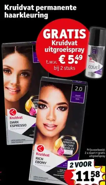 Kruidvat Kruidvat permanente haarkleuring aanbieding