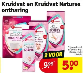 Kruidvat Kruidvat en Kruidvat Natures ontharing aanbieding