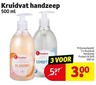 Kruidvat Kruidvat handzeep aanbieding