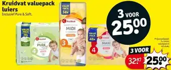 Kruidvat Kruidvat valuepack luiers aanbieding