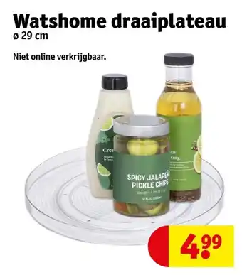 Kruidvat Watshome draaiplateau aanbieding