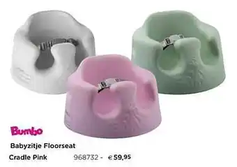 Babyzitje floorseat cradle pink