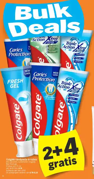 Albert Heijn Colgate tandpasta in tubes aanbieding