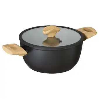 IKEA Husknut Pan met deksel, zwart, 2.7 l aanbieding