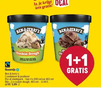 Delhaize Roomijs aanbieding