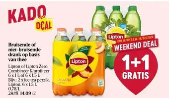 Delhaize Bruisende of niet-bruisende drank op basis van thee aanbieding