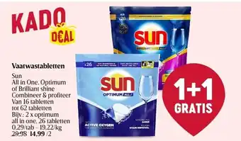 Delhaize Vaatwastabletten aanbieding