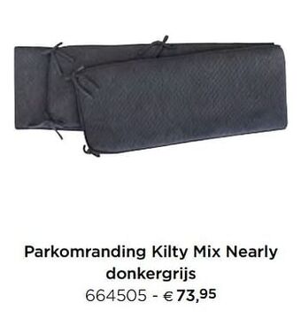 Parkomranding kilty mix nearly donkergrijs