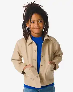 HEMA HEMA Kinder Overshirt Beige (beige) aanbieding
