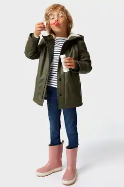 HEMA HEMA Kinderjas Met Capuchon Legergroen (legergroen) aanbieding
