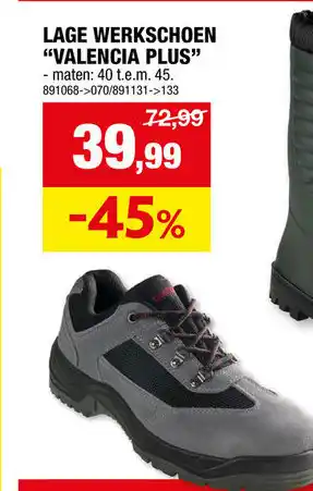 LAGE WERKSCHOEN VALENCIA PLUS