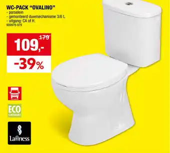 Hubo WC PACK OVALINO aanbieding