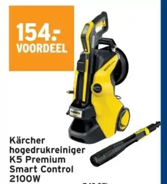 GAMMA Kärcher hogedrukreiniger K5 Premium Smart Control 2100W aanbieding