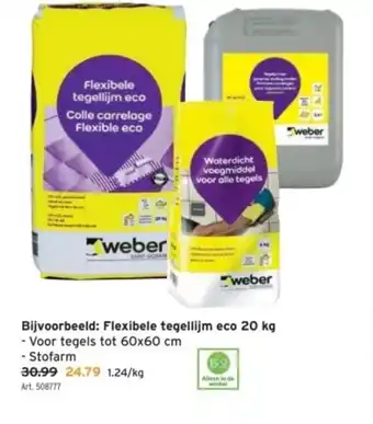 GAMMA Flexibele tegellijm eco 20 kg aanbieding