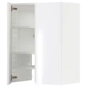 IKEA Metod Bovenkast v afzuigkap&plank/deur, wit/ringhult wit, 60x80 cm aanbieding