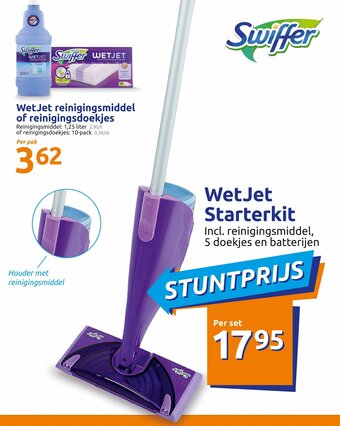 Action Swiffer WetJet Starterkit aanbieding
